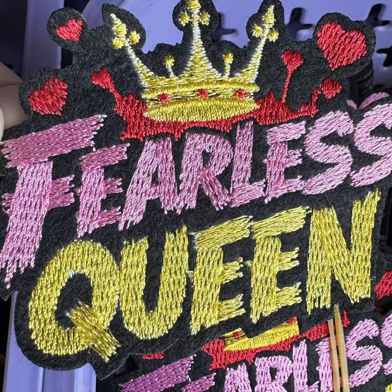 Fearless Queen patchs